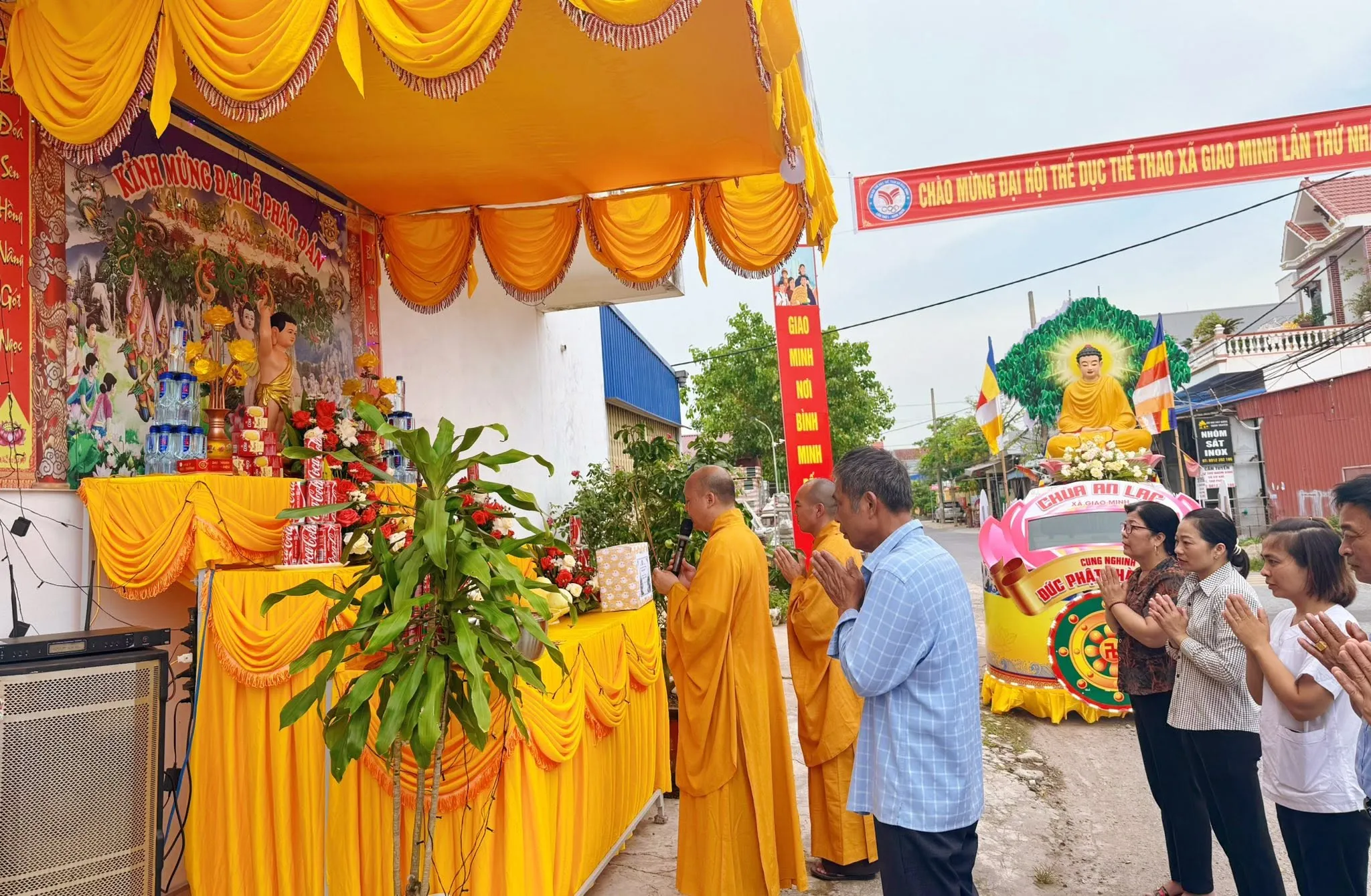 Ảnh 16 — Mừng Phật Đản trên Quê Hương miền Ba Lạt (Giao Thuỷ, Nam Định)
