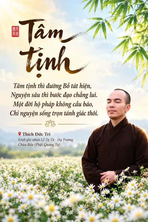 Thiệp kệ pháp số 13 của Thích Đức Trí